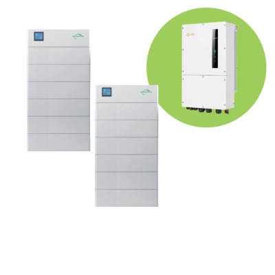 Enershare+Solis-paket 20kW / 38,4 kWh (2 x 19,2kWh)